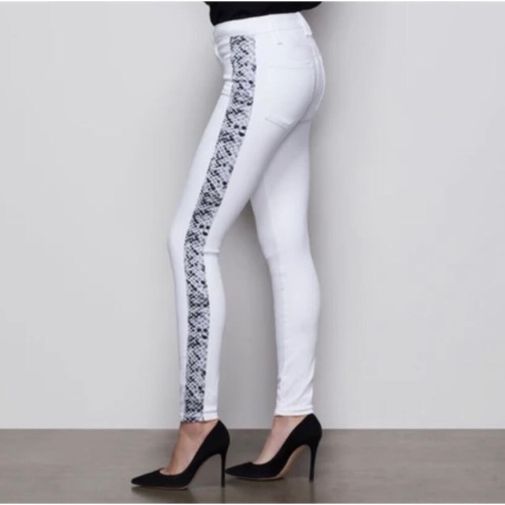Good American High Waist Good Legs Snake Stripe 25